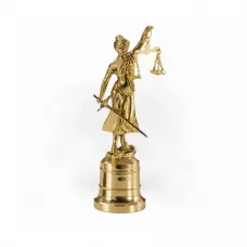 Cтатуетка Феміда Virtus Figure Justice Small бронза 26 x 7,5 см (1340)