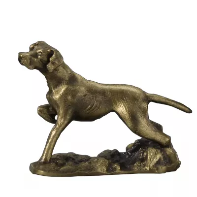 Бронзова статуетка собаки-пойнтера Virtus Greyhound No Base (1809vi)