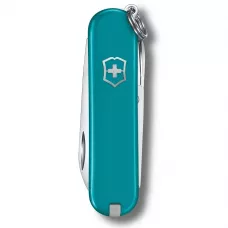 Нож-брелок Victorinox Classic SD Colors Mountain Lake 58 мм 7 функций Голубой (0.6223.23G)