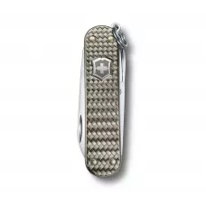Складной нож Victorinox Classic SD Precious Alox Infinite Grey 58 мм 5 функций Серый рифленый (0.6221.4031G)
