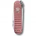 Складной нож Victorinox Classic SD Precious Alox Gentle Rose 58 мм 5 функций Розовый рифленый (0.6221.405G)