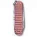 Складной нож Victorinox Classic SD Precious Alox Gentle Rose 58 мм 5 функций Розовый рифленый (0.6221.405G)