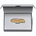 Складной нож Victorinox Classic SD Precious Alox Brass Gold 58 мм 5 функций Золотистый рифленый (0.6221.408G)