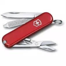 Складной нож Victorinox Classic SD Colors Style Icon 58 мм 7 функций Красный (0.6223.G)