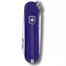 Складной нож Victorinox Classic 58 мм 7 функций Фиолетовый полупрозрачный (0.6223.T29G)
