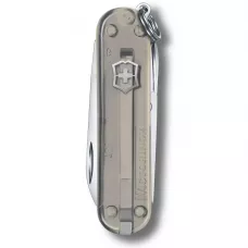 Складной нож Victorinox Classic 58 мм 7 функций Серый полупрозрачный (0.6223.T31G)