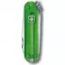 Складной нож Victorinox Classic 58 мм 7 функций Зеленый полупрозрачный (0.6223.T41G)