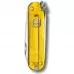 Складной нож Victorinox Classic 58 мм 7 функций Желтый полупрозрачный (0.6223.T81G)