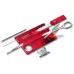 Мультитул Victorinox Swisscard Lite в виде банковской карты Красный полупрозрачный (0.7300.TB1)