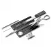 Мультитул Victorinox Swisscard Lite в виде банковской карты Черный полупрозрачный (0.7333.T3B1)