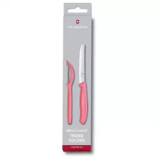 Набор из ножа и овощечистки Victorinox Swiss Classic Paring Set Светло красный (6.7116.21L12)