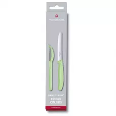 Набор из ножа и овощечистки Victorinox Swiss Classic Paring Set Светло зеленый (6.7116.21L42)