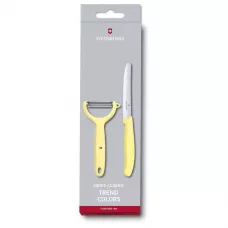 Набор из ножа и овощечистки Victorinox Swiss Classic Paring Set Светло желтый (6.7116.23L82)