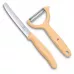 Набор из ножа и овощечистки Victorinox Swiss Classic Paring Set Светло оранжевый (6.7116.23L52)