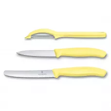 Набор Victorinox Swiss Classic Trend Colors Paring Knife Set with Universal Peeler Светло-жёлтый (6.7116.31L82)