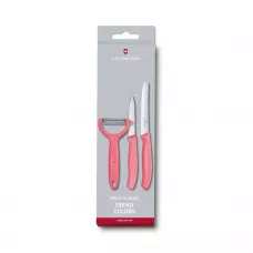 Набор Victorinox Swiss Classic Trend Colors Paring Knife Set with Tomato and Kiwi Peeler Светло-красный (6.7116.33L12)