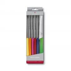 Набор из 6 ножей Victorinox Swiss Classic Colorful Tomato and Table Knife Set (6.7839.6G)