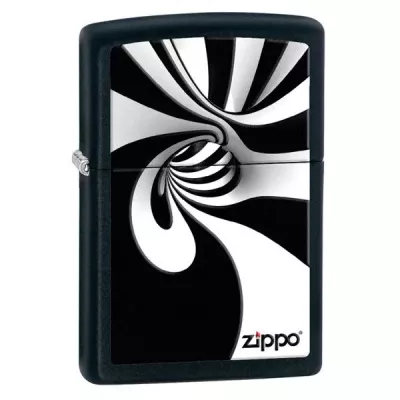 Запальничка бензинова Zippo Spiral Black/White (28297)
