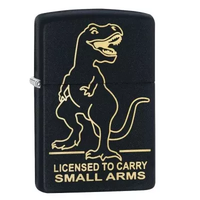 Зажигалка бензиновая Zippo 218 Licensed to Carry Design Черная (29629)