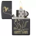 Зажигалка бензиновая Zippo 218 Licensed to Carry Design Черная (29629)