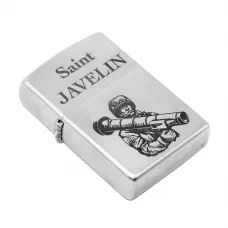 Запальничка бензинова Zippo Ukraine Satin Chrome гравіювання Javelin (205 J)