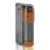 Запальничка бензинова IMCO Super 6700 Triplex Oil chrome rose gold Two Tone хром, рожеве золото (IM1800081)