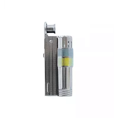 Запальничка бензинова IMCO Super 6700 Triplex Oil chrome yellow-blue Two Tone хром жовто-блакитна (IM1800083)