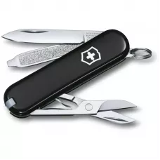 Складной нож Victorinox Classic SD 58 мм 7 функций Черный в блистере (0.6223.3B1)