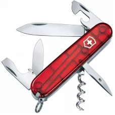 Складной нож Victorinox Spartan 91 мм 12 Красный полупрозрачный в блистере (1.3603.TB1)