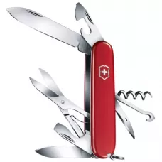 Швейцарский складной нож Victorinox Climber 91 мм 14 функций Красный полупрозрачный в блистере (1.3703.B1)