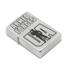 Запальничка бензинова Zippo Ukraine Classic Street Chrome гравіювання UA Armed Forces(207 AFU)