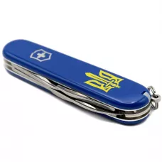 Складной нож Victorinox Spartan Ukraine 91 мм 12 функций Трезубец ОУН (1.3603.2_T0308u)