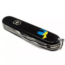 Складной нож Victorinox Spartan Ukraine 91 мм 12 функций Голубь мира сине-желтый (1.3603.3_T1036u)