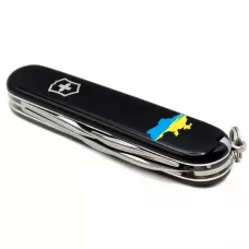 Складной нож Victorinox Spartan Ukraine 91 мм 12 функций Карта Украины сине-желтая (1.3603.3_T1166u)