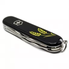 Складной нож Victorinox Spartan Ukraine 91 мм 12 функций Колоски пшеницы (1.3603.3_T1330u)