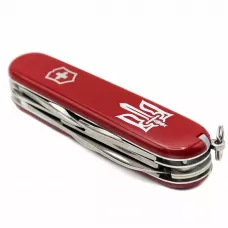 Складной нож Victorinox Climber Ukraine 91 мм 14 функций Трезубец ОУН (1.3703_T0300u)
