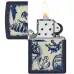 Зажигалка бензиновая Zippo Nautical Design Синяя (49774)