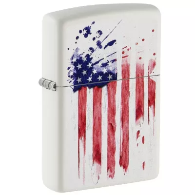 Зажигалка бензиновая Zippo US Flag Design Белая (49783)