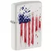 Зажигалка бензиновая Zippo US Flag Design Белая (49783)
