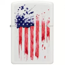 Зажигалка бензиновая Zippo US Flag Design Белая (49783)
