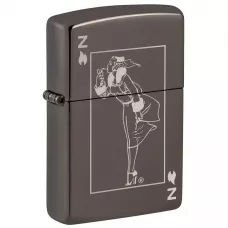Зажигалка бензиновая Zippo 150 Windy Design Черная (49797)