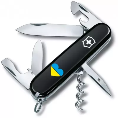 Складной нож Victorinox Spartan Ukraine 91 мм Сердце сине-желтое (1.3603.3_T1090u)