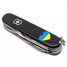 Складной нож Victorinox Climber Ukraine 91 мм Сердце сине-желтое (1.3703.3_T1090u)