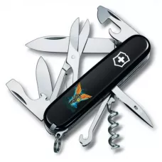 Складной нож Victorinox Climber Ukraine 91 мм Ангел ВСУ (1.3703.3_T1061u)
