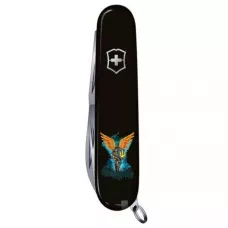 Складной нож Victorinox Climber Ukraine 91 мм Ангел ВСУ (1.3703.3_T1061u)