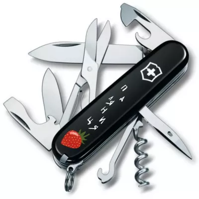 Нож Victorinox Climber Ukraine Паляниця 91 мм (1.3703.3_T1300u)
