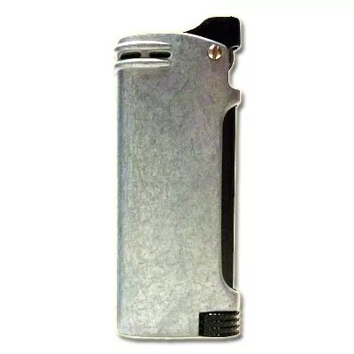Запальничка газова кремнієва IMCO Streamline II Flint pewter морозний камінь, сіра (IM1800040)