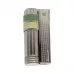 Запальничка бензинова IMCO Super 6700 Triplex Oil chrome yellow-green Two Tone хром, жовто-зелена (IM1800084)