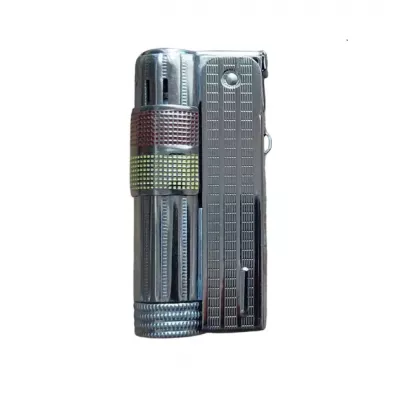 Запальничка бензинова IMCO Super 6700 Triplex Oil chrome yellow - red Two Tone, хром, червоно-жовта (IM1800085)