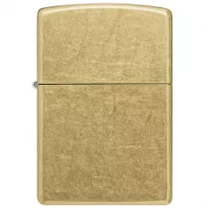 Зажигалка бензиновая Zippo Regular Street Brass Золотистая (48267)